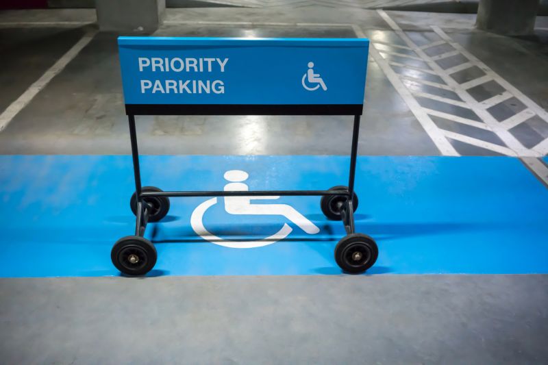 Disability Parking Marking in Katy, TX