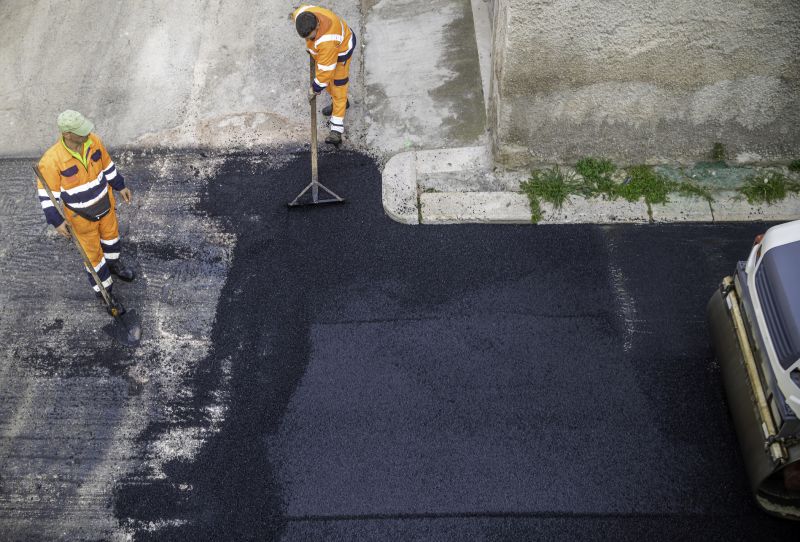 Commercial Asphalt Painting
