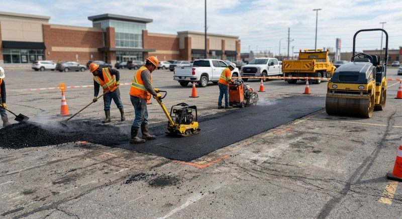 Asphalt Parking Lot Repair in Hilton Head Island, SC