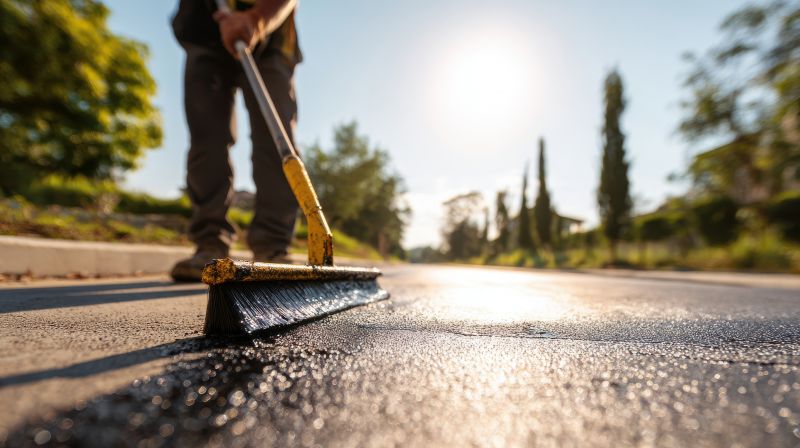 Commercial Asphalt Painting