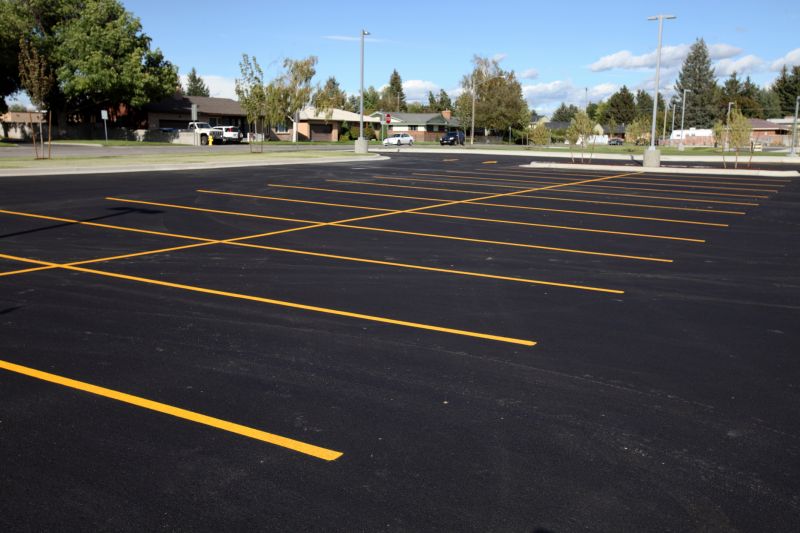 Commercial Asphalt Painting