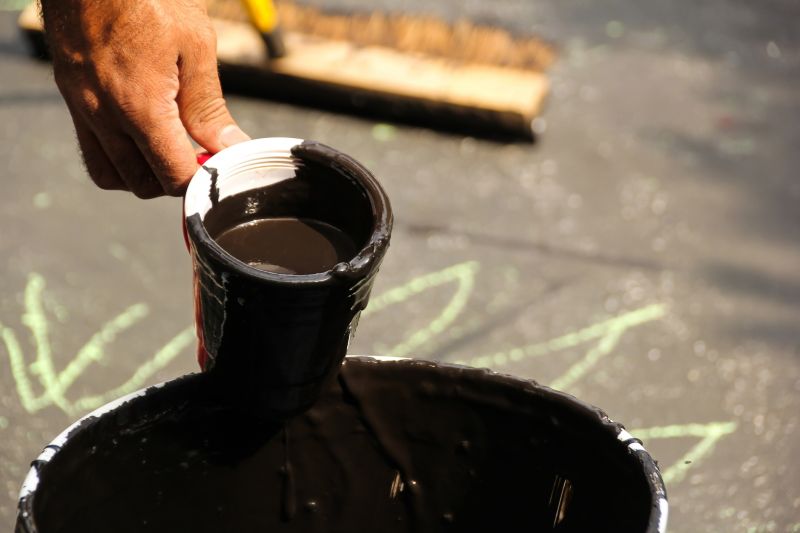 Commercial Asphalt Painting