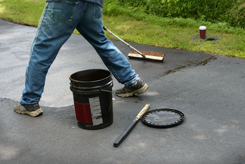 Commercial Asphalt Painting