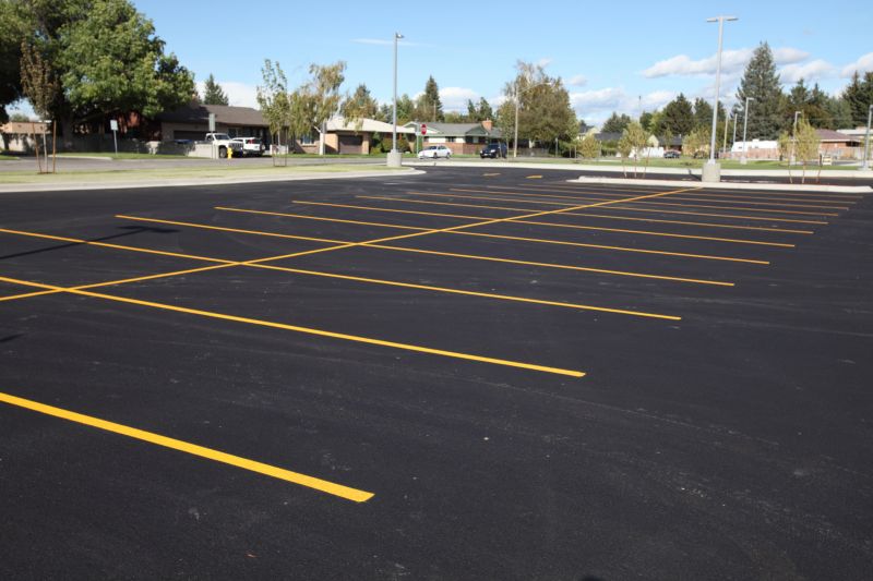 Commercial Asphalt Painting