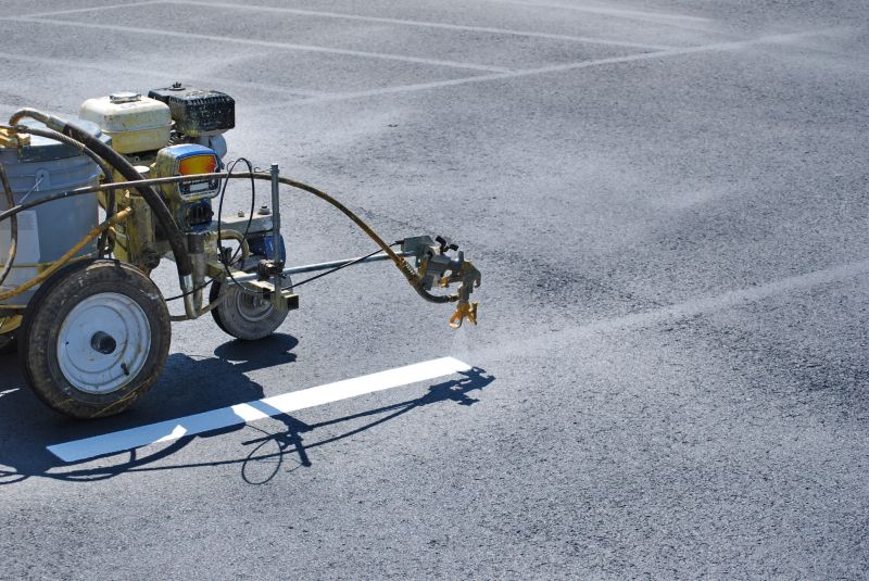 Commercial Asphalt Painting