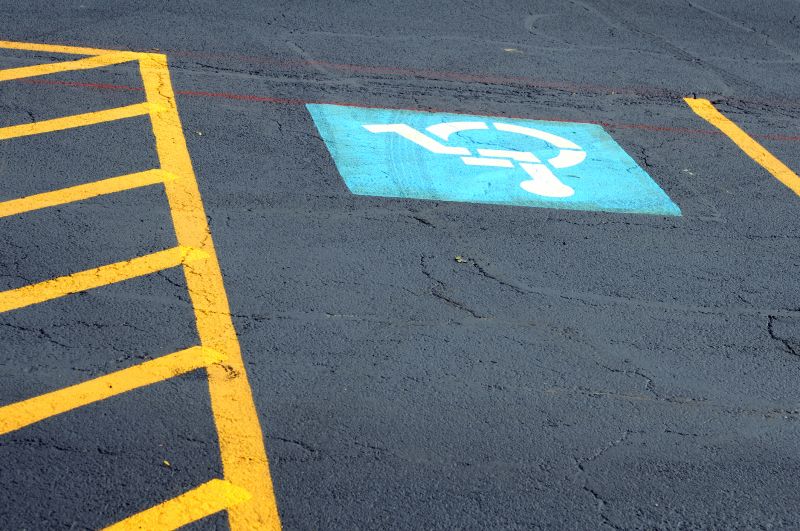 Disability Parking Marking in Houston, TX