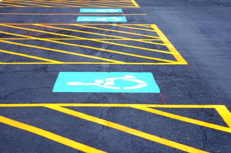 Disability Parking Marking in Katy, TX