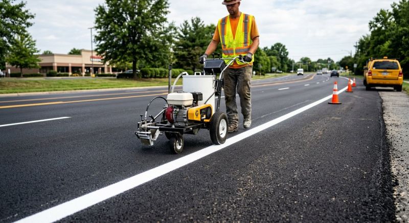 Lane Marking Service in Suwanee, GA