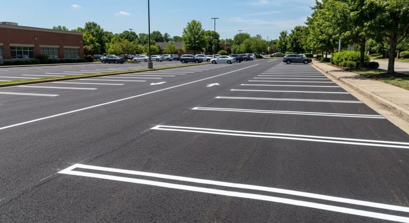 Parking Area Striping in Alpharetta, GA