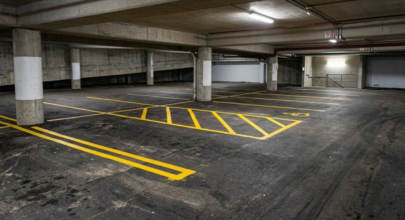 Parking Line Painting in Canton, GA
